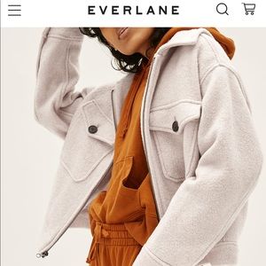 The Wool Mackinaw Jacket - Everlane Size S
